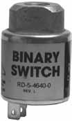 PRESSURE SWITCHES RED DOT BINARY TM PRESSURE SWITCHES This switch assembly performs two distinct functions.