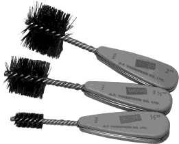 Acid Brush G113 Manufactured with electrolyte tin plate and filled with 100% pure stiff black horse hair which is firmly crimped to eliminate bristle "fall out" Use with acid, flux and pipe dope 1/2"