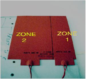 4-4 DESIGN OF 2 ZONE BLANKETS Figure 4: Two zone lnket illustrtion There re 2 usul design models of 2 zone heting lnkets.
