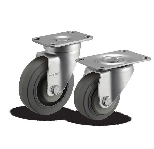 Alternate or custom caster configurations available BEARING OPTIONS Annular Ball (31) Plain (41) Economical Ro HS RIG OPTIONS NSF: Consult factory BRAKE OPTION