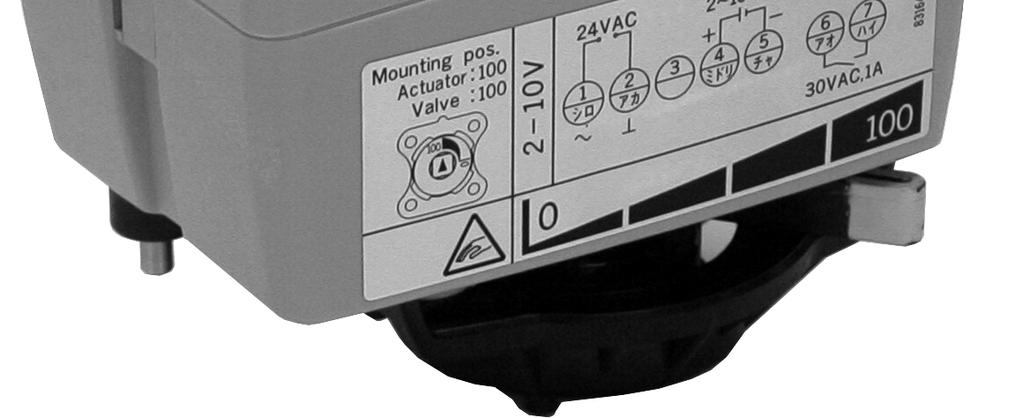 Three kinds of control signals are available to operate the ball valves: Floating (3position) with nominal 3 feedback potentiometer 0 V DC input Floating (3position) These control signals provide