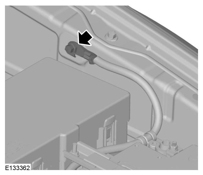 Vehicle battery BATTERY CONNECTION POINTS