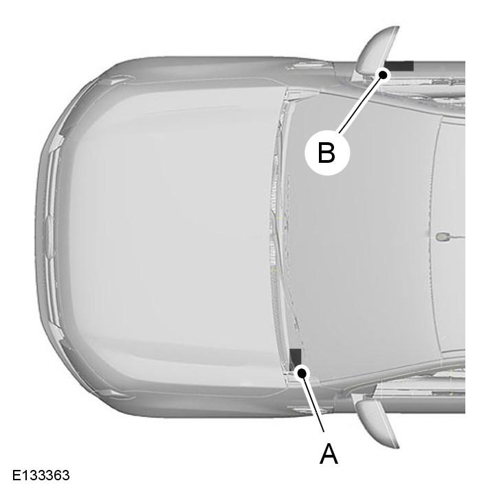 The vehicle identification number and maximum weights are shown on a plate located on the bottom of the passenger door aperture.