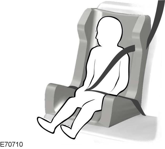 Child Safety 4. Push the seatback to the upright position. WARNINGS Make sure that the seatback is secure and fully engaged in the catch. Make sure the safety seat is fitted correctly.