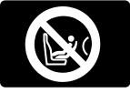 Remove the child restraint and have the system checked immediately.