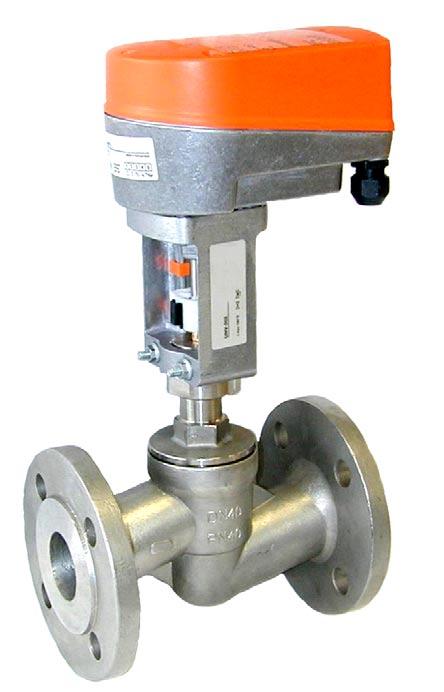 Flanged Motor Valve compact DN 15 up to DN 50 7232 Motor valve for on/off and modulating operation for neutral and aggressive media.