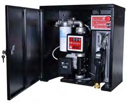 grade: IP55 Piusi ST Box Self-contained pumping system in a sturdy steel locking box for added security and protection Choice of flow rate depending upon pump model Automatic nozzle, nozzle support &
