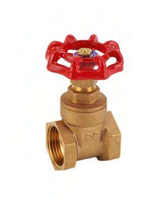 Valves / Isolation Valves 1 /2" to 4" SIZE F BSPT CNNECTIN IESEL IL W WATER Brass Gate Valve Economy brass gate valve designed for starting/shutting off flow Used within fuel and water installations