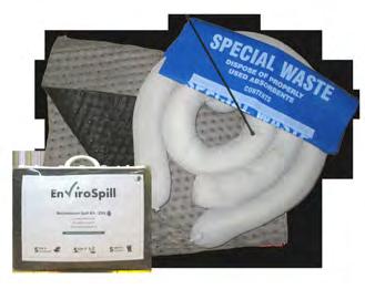 Spill Control \ Waste il, Spill Control, Tools & Sealants IESEL EnviroSpill il Spill Kit Spill kit containing everything required to quickly deal with an oil spill in a portable & compact clip close
