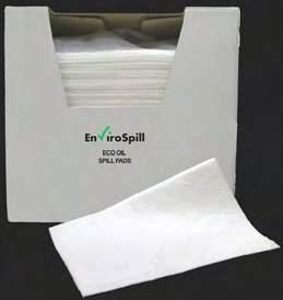 Waste il, Spill Control, Tools & Sealants / Spill Control 120 litres CAPACITY IESEL EnviroSpill Eco il Absorbent Pads Box of 200 spill pads designed as a simple & cost effective solution for dealing
