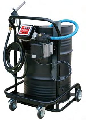 il Pumps \ Pumps IL Piusi Viscotroll Complete mobile kit fixed on a drum trolley for oil transfer in a garage or workshop environment Viscomat vane, AC or C gear pump depending upon model Nozzle,