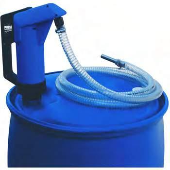 AdBlue Pumps \ Pumps AB ABLUE Piusi Stainless Steel rum Pump Self priming rotary hand pump with stainless steel outer casing Sturdy & durable solution for dispensing AdBlue from a drum Smooth