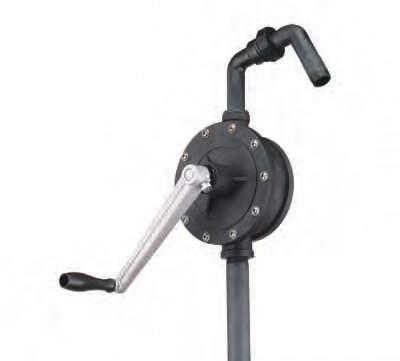 Pumps / Multi-Purpose Pumps 400ml per rev MAX FLW RATE 2" M BSP MUNTING Stainless Steel Chemical Hand Pump 304 Stainless steel & Teflon rotary hand pump esigned for dispensing a variety of chemicals