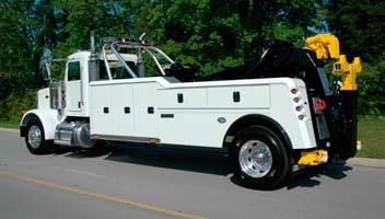 winches, the is ideal for heavy recovery work along with the ability to tow a wide variety of vehicles from mixers and packers through buses with its 136" of