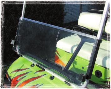Windshields are designed for use on OEM front struts only.