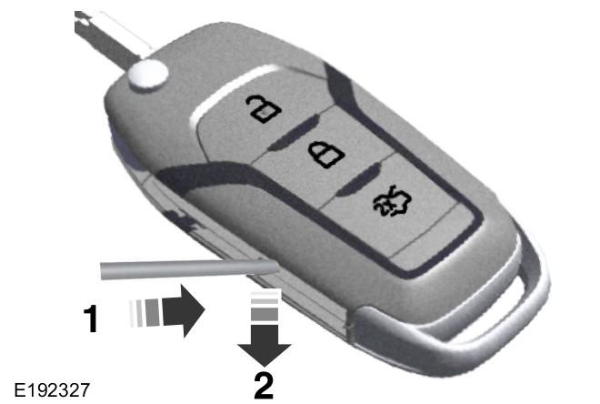 Keys and Remote Controls Changing the Remote Control Battery Note: Refer to local regulations when disposing of transmitter