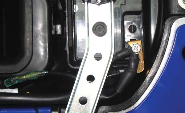 FIG.G 11 Attach the PCFC wiring harness to the stock TPS and wiring harness as shown in Figure G.