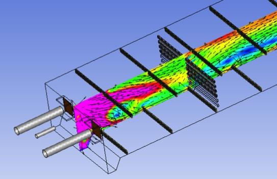 Performed CFD Modeling to OpEmize Goals: - De- bogleneck clarifiers - Provide Good Inlet floccula4on, and - Diffusion into