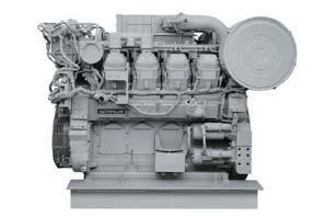 CAT ENGINE SPECIFICATIONS V-8, 4-Stroke-Cycle Diesel Bore...170.0 mm (6.69 in) Stroke...190.0 mm (7.48 in) Displacement... 34.53 L (2,107.15 in 3 ) Aspiration...Turbocharged / SCAC Compression Ratio.