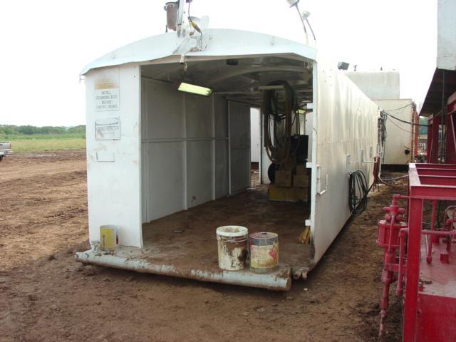Switches, Wiring, Connections, Skidded MUD SYSTEM 12 W x 5 H x 50 L 460 Barrel, 6 Compartment Mud Tank, w/internal Plumbing, Top Mounted Walkways, Stairs, Safety Rails, Skidded HARRISBURG Low Profile