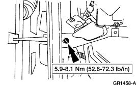 Page 17 of 28 9. Install the instrument panel bolt under the center of the steering column opening. 10. Install the instrument panel nut on the bottom LH corner of the instrument panel. 11.