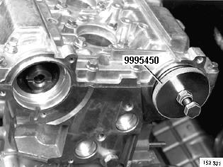 "VCC097794 EN 20100918" 9(10) the charge air pipe over the engine. Seal the openings. the cover over the ignition coils. the upper torque rod bracket. the camshaft position (CMP) sensor housing.