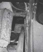 24. The door bar mounting pads should be flush with the rocker panel.
