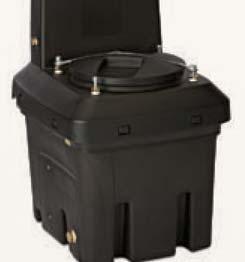 loaded with features Hoppers 20-gal (76 l)