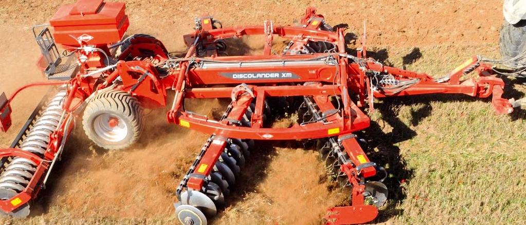 SUPERIOR QUALITY STUBBLE CULTIVATION The disc gangs