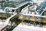 as diverse as desalination, power generation, oil, natural gas, chemical and petrochemical,