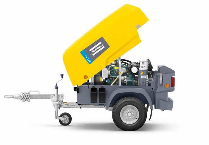 XAS 110 features and benefits Legendary HardHat canopy Starter motor protection system Anti air lock system for guaranteed starting Fail-safe lifting beam tested to take four times the weight of the