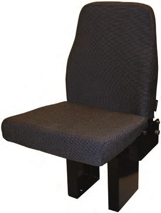 The bottom seat cushion easily folds away and