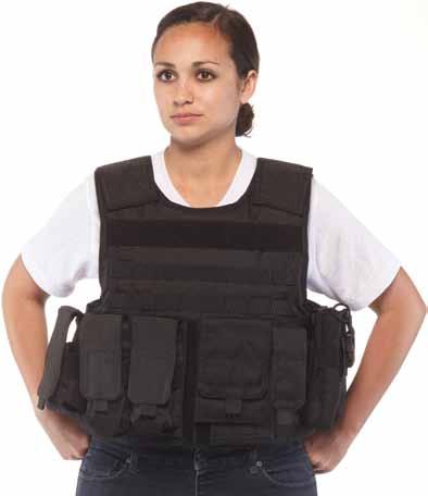Vests Tactical Vests Tactical MOLLE Vest s NIJ Level IIIA Interior pockets for use of level III or level IV hard armor plates 10 x 12 front and back plate pockets