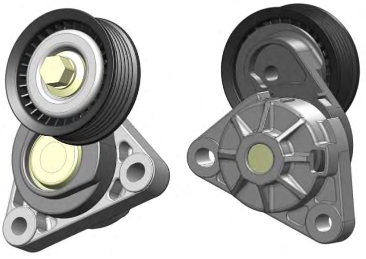 Tensioner Assembly Options: Tensioner assembly with 68 mm grooved pulley Holley part # 97-151 Application: 97 Corvette GM # 12559325 The above is the only style of tensioner that will work with the