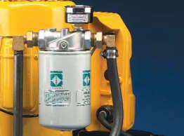 ZE3-6 Electric umps Hydraulic echnology Worldwide Shown: ZF mounted on ZE411D-FHR ZF Filtration: 2 micron Maximum Operating ressure: psi ZF Return Line Filter Extends life of hydraulic components and