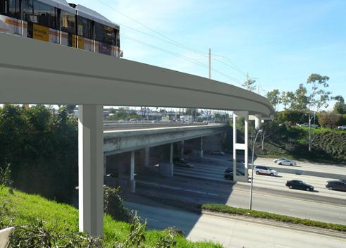 I-405 Freeway Crossing Prior Design Concept Current Design