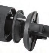 TPE closure cap provided with inlets for environmental seal when not in use.