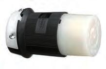 Connector Bodies Cord Dia. Black and white nylon..325"-.930" (8.25-24) HBL2643 Note: See page B-51 for accessories.