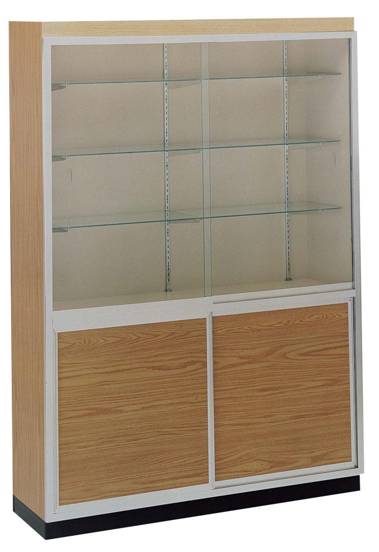 W2500 Series Wall Display Showcase Standard Specifications Laminated Front, Ends, and Interior Finish (TFM) 1/4 Tempered Glass Shelves 3-12