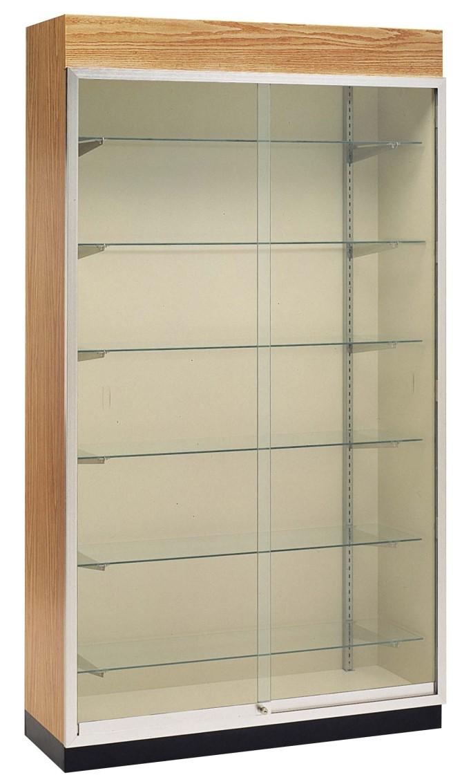 W2520 Series Wall Display Showcase Standard Specifications Laminated Ends, and Interior Finish (TFM) 1/4