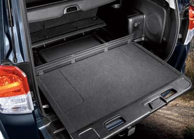 Interior ccessories argo Divider The cargo divider provides added convenience for 4Runners that are equipped with a rear sliding cargo floor.