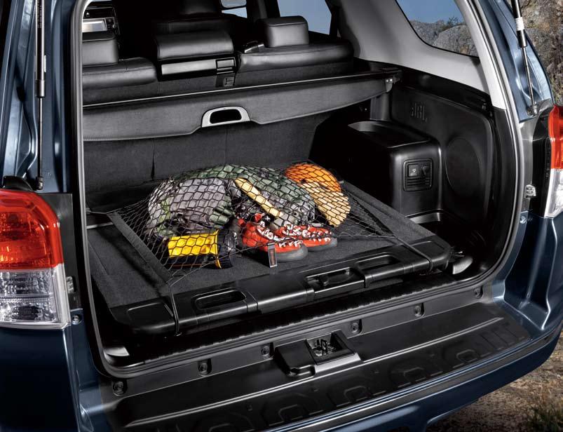 olor-matched to complement your 4Runner s interior, the cargo divider is designed to exceed Toyota s tough engineering specifications.