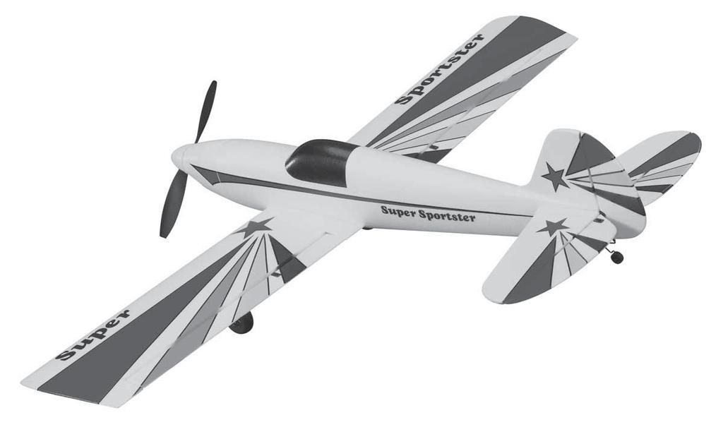 SPECIFICATIONS Wingspan: 40 in [1015mm] Wing Area: 267 in 2 [17.2 dm 2 ] Wing Loading: 10.8 11.5 oz/ft 2 [33 35 g/dm 2 ] Length: 32.
