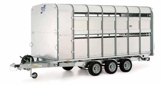 DP120 Dual Purpose Trailers The DP120 range combines a substantial maximum volume and gross weight (3500kg) with the option of a removable container.