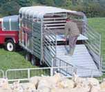 In this mode the trailer can be used as conventional livestock trailer suitable for cattle and other