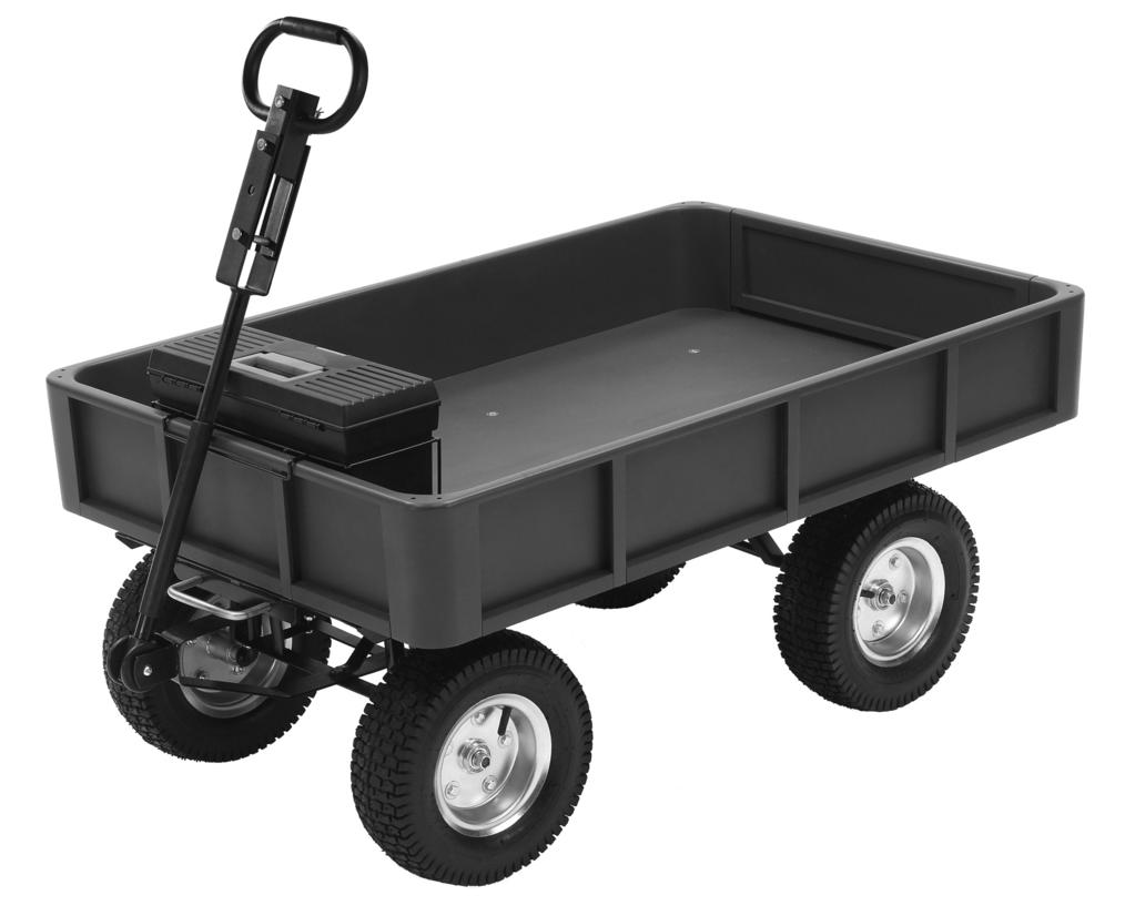 Plastic Dump Cart With Removable Toolbox Owners Manual Model MH2125 Important Safety Instructions Assembly Instructions Parts and Hardware Identification CAUTION: Read, understand