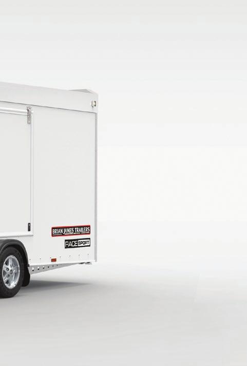 RACE SPORT Enclosed transport, realised Enclosed trailer transportation is a well understood and valued concept, proven by its growing popularity. Preservation and security are the concept highlights.
