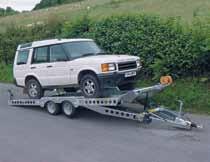 uncoupled. This avoids overloading the towing vehicle towball when loading heavier vehicles.