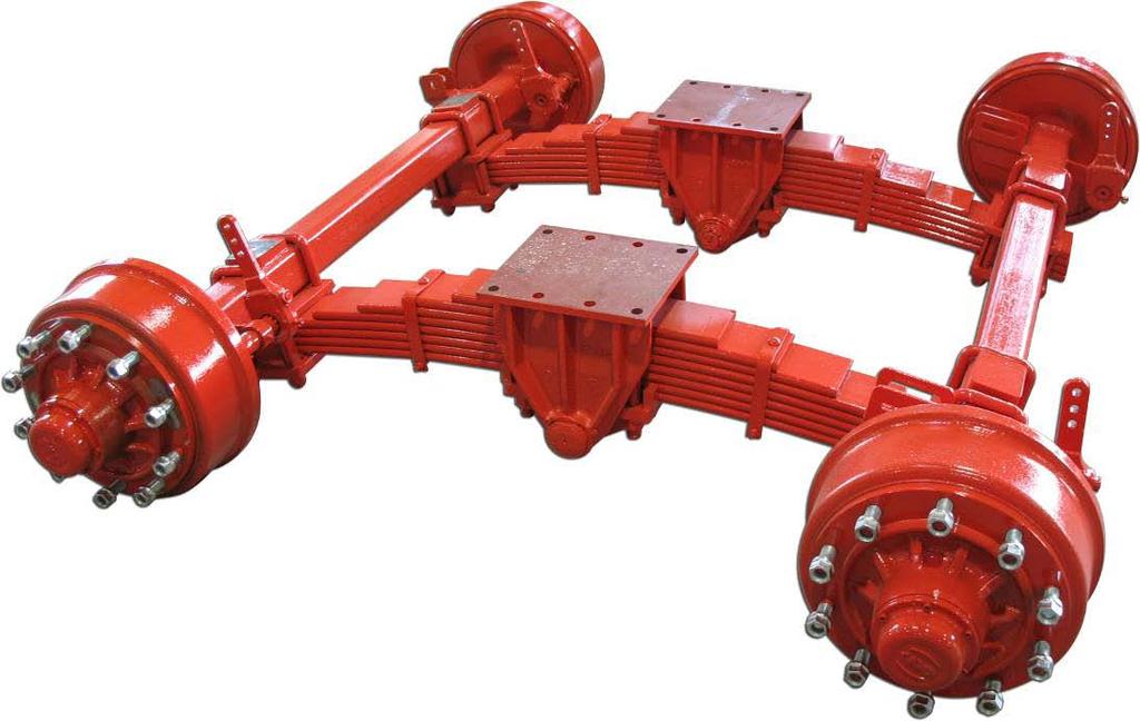 1.4.4. Bogie The trailer is equipped with a spring suspension pendulum bogie that has been equipped with