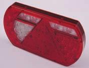 10446 (page 18) 9349 Rear lamp led 6060P5 RIGHT Manufacturer guarantees full 5pin (tail, stop, right indicator, functioning of the LED lights only in conjuction reverse, fog, reflector triangle) with